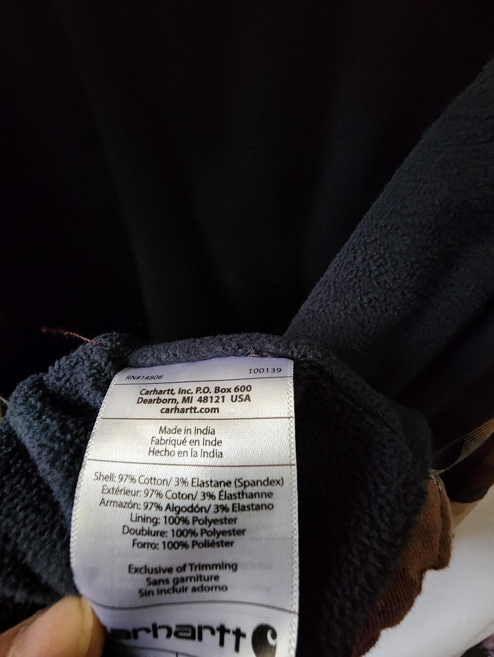 Carhartt Long Sleeve Shirt. Size Large - Picture 5 of 5